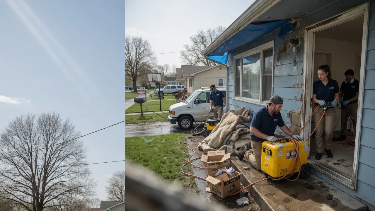 Basement Flood Cleanup in Franklin, IN near me